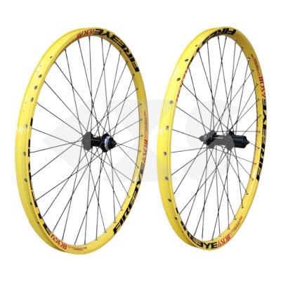 Σετ Τροχών MTB FIREEYE Excelerant 650B 32mm - 27.5&#039;&#039; - Shimano HB-TX505 Disc Center Lock 32H Yellow