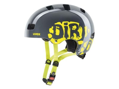 Κράνος Παιδικό Uvex Kid 3 Dirtbike - Grey/Lime (55-58cm)