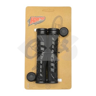 NOS Χειρολαβές HARO SUPERLOGO BMX Grips NO Flange 96030 Black